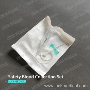 Safety Blood Collection Needle with Pre-Attach Holder CEFDA